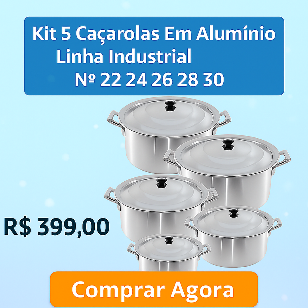 jogo de panela industrial